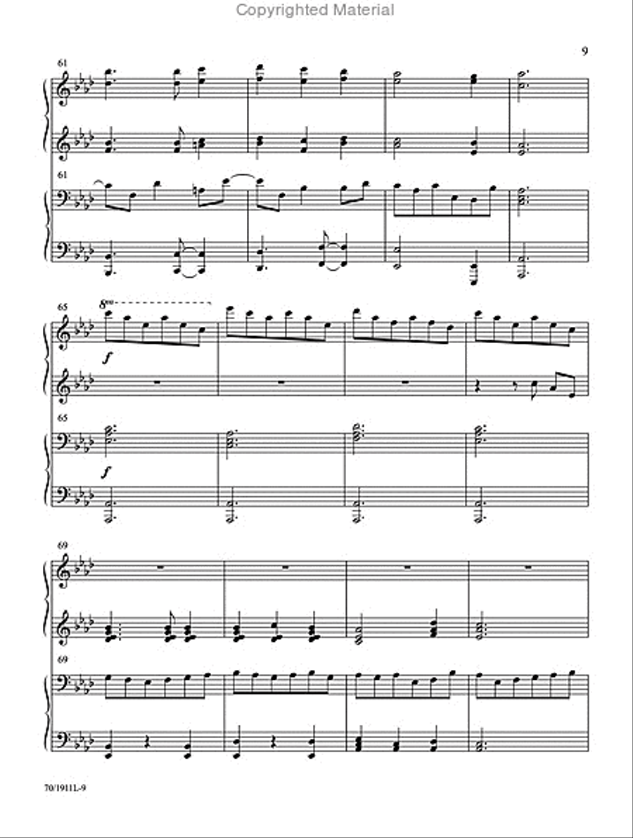 Give Me That Old-Time Religion Piano Duet scores gallery preview page 7