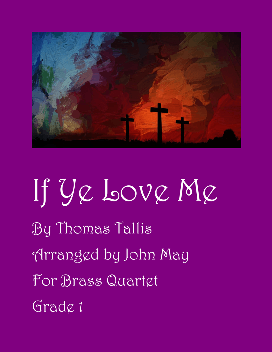If Ye Love Me-Brass Quartet Brass Quartet scores gallery preview page 1