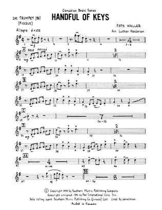 Handful of Keys - Bb Piccolo Trumpet
