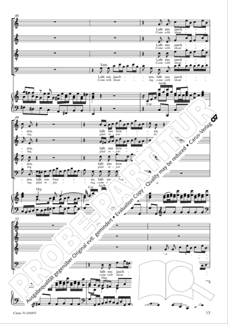 Lord God, thy praise we sing (Herr Gott, dich loben wir) ATB scores gallery preview page 14
