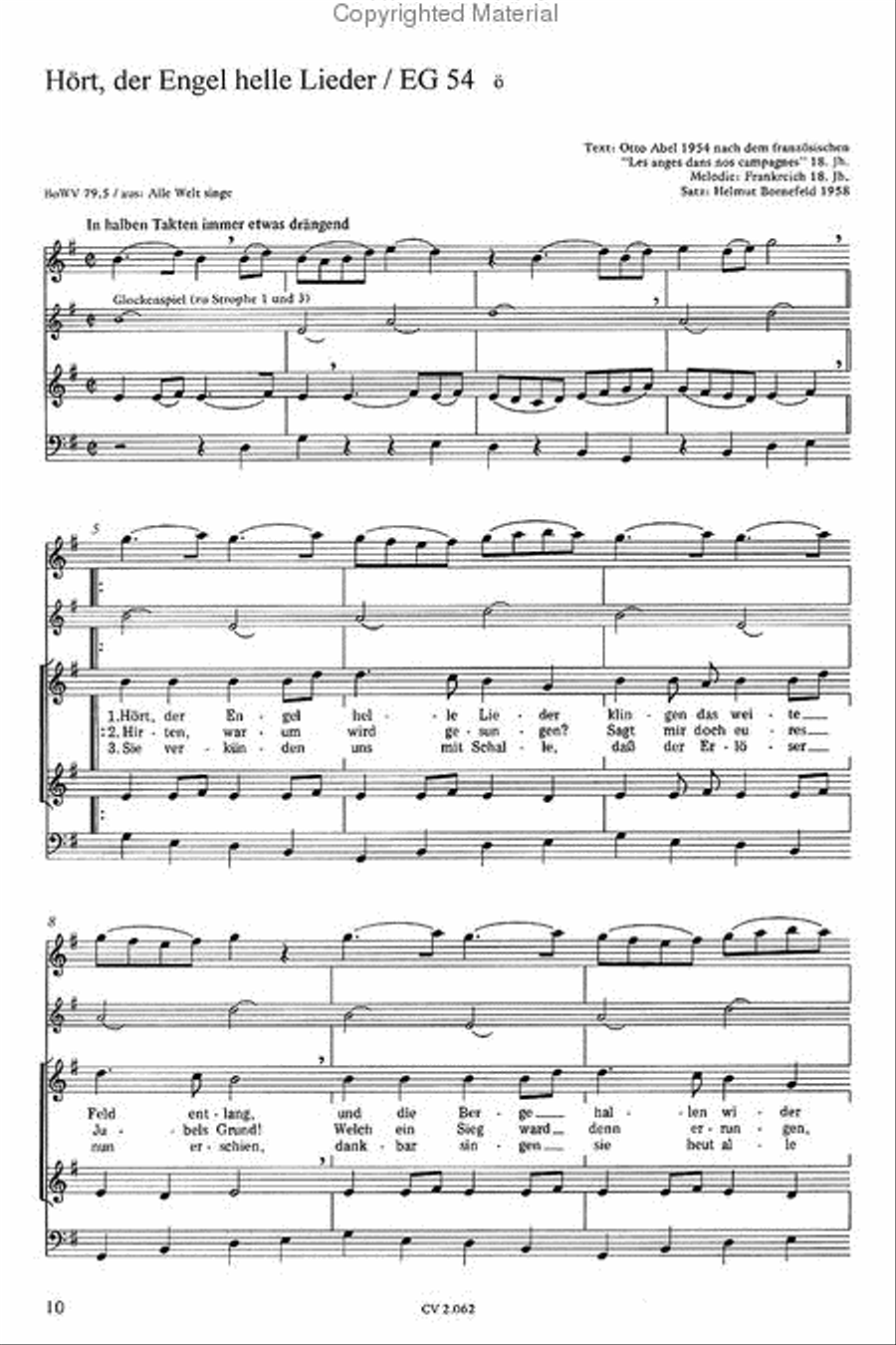 Chorheft 17: Ausgang und Eingang (Wurtt.) Choir scores gallery preview page 2