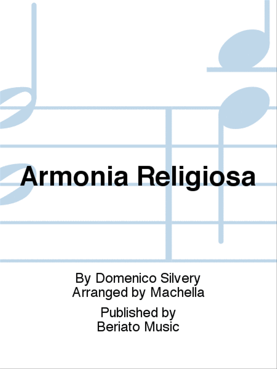 Armonia Religiosa Orchestra scores gallery preview page 1