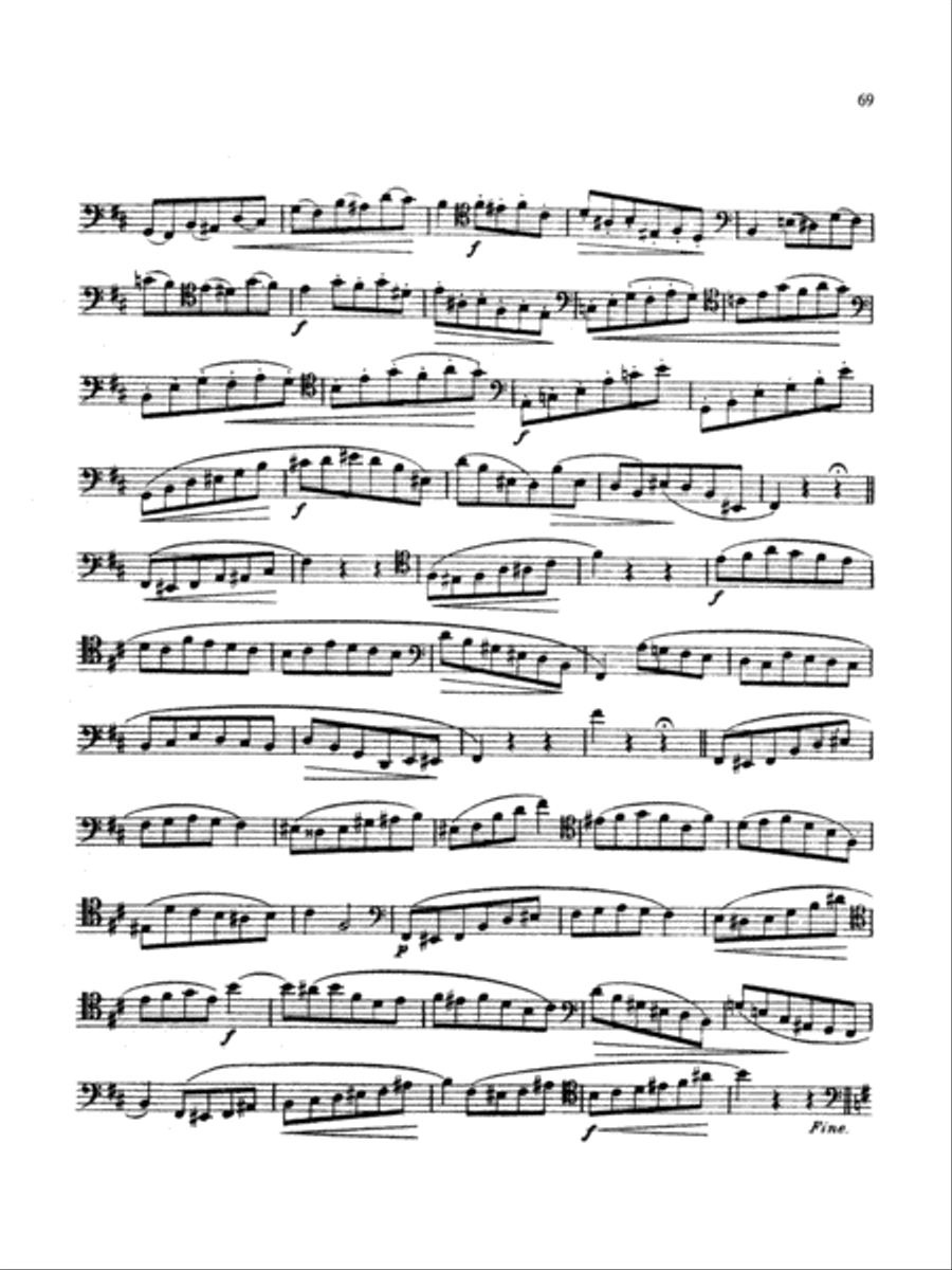 Milde: Fifty Concert Studies, Op. 26 Bassoon Solo scores gallery preview page 2