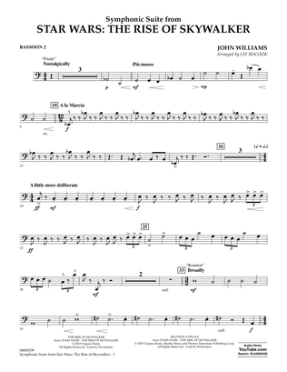 Symphonic Suite from Star Wars: The Rise of Skywalker (arr. Bocook) - Bassoon 2