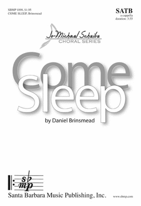 Book cover for Come Sleep - SATB Octavo