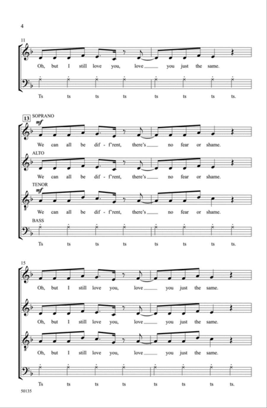 Dance! Choir scores gallery preview page 3