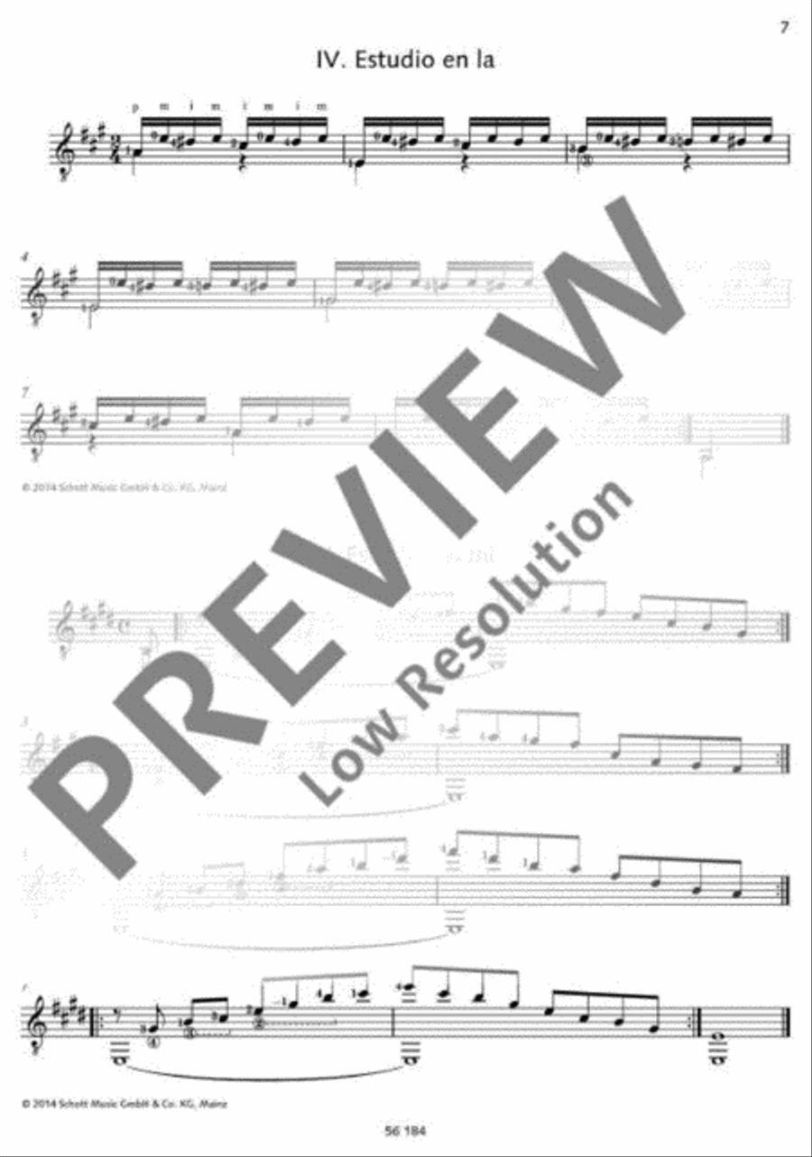 Tárrega for Guitar Classical Guitar scores gallery preview page 8