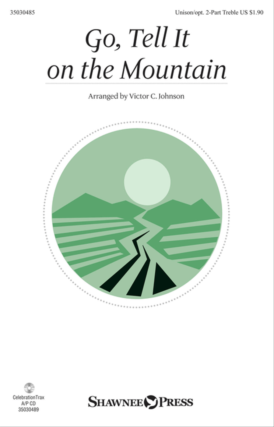 Go, Tell It on the Mountain Unison Choir scores gallery preview page 1