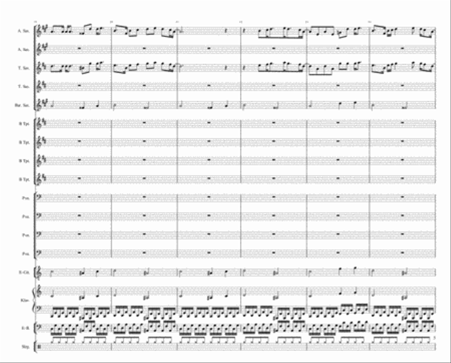 Fear Of The Dark Fear Of The Dark Jazz Ensemble scores gallery preview page 5