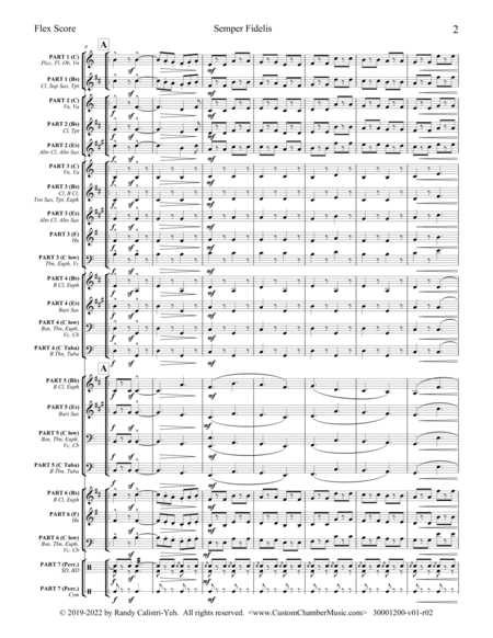 Sousa Semper Fidelis (Flexible Orchestra) image number null