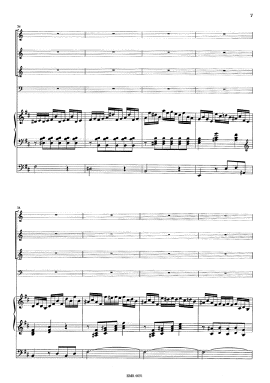 Sinfonia Bb-Dur Trumpet scores gallery preview page 8