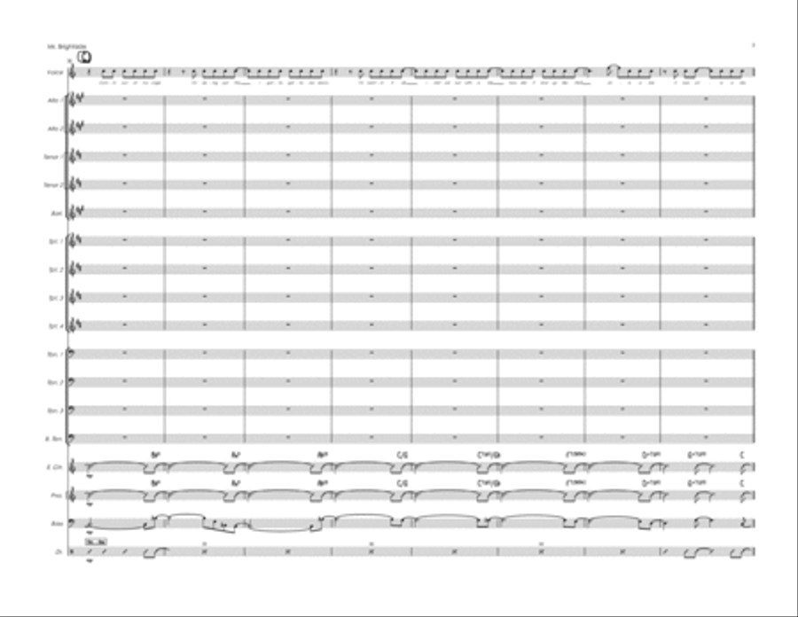 Mr. Brightside Jazz Ensemble scores gallery preview page 3