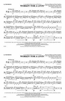 Book cover for Workin' for a Livin': 1st Trombone