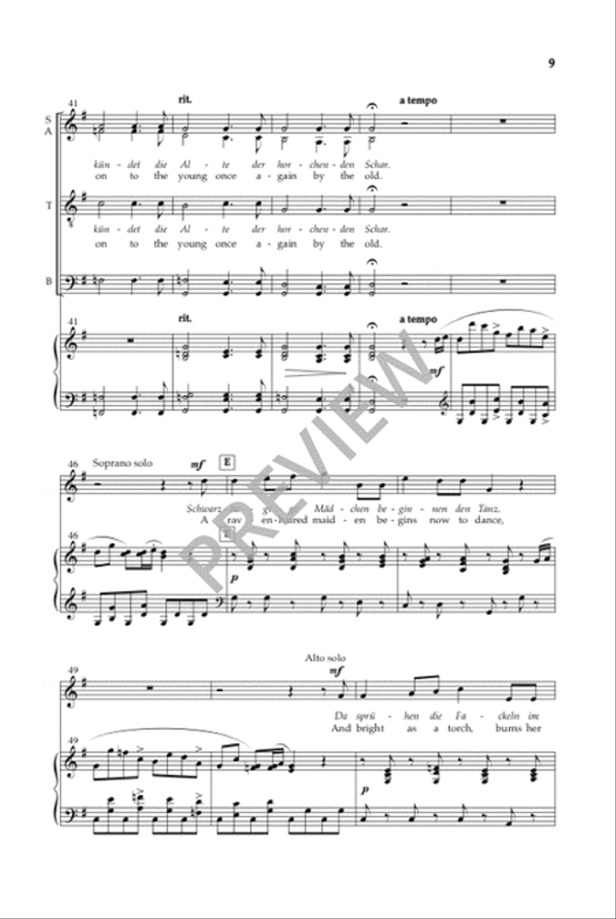 Zigeunerleben (SATB) 4-Part scores gallery preview page 8