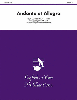 Book cover for Andante et Allegro