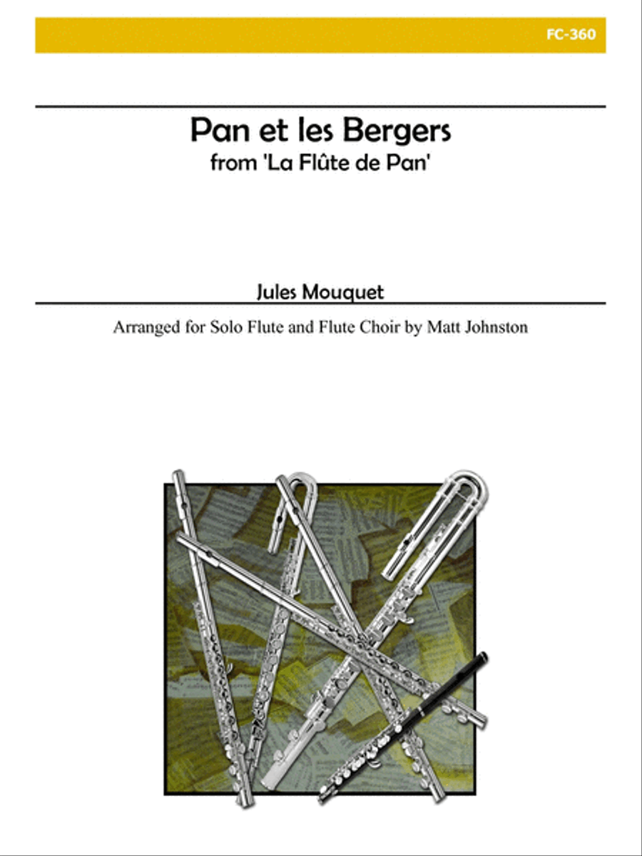 Pan et les Bergers, from La Flute de Pan for Solo Flute and Flute Choir Flute Choir scores gallery preview page 1
