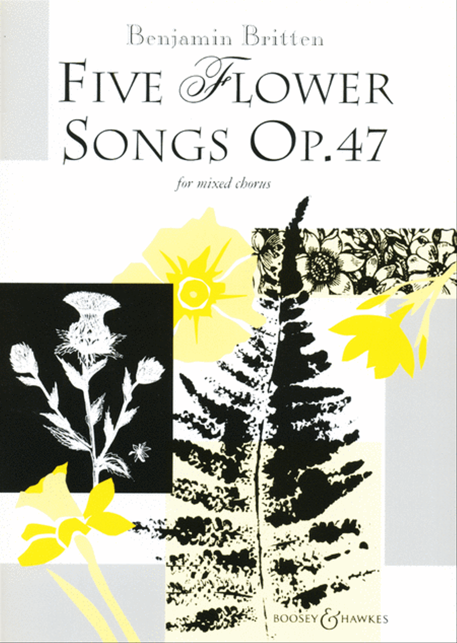 Five Flower Songs, Op. 47 4-Part scores gallery preview page 1