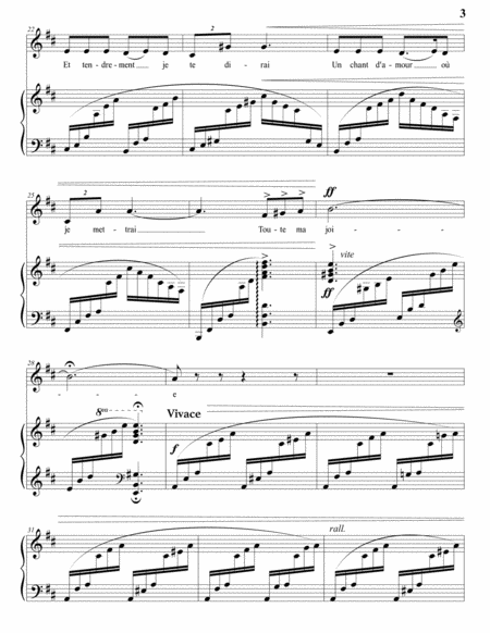 KOECHLIN: Si tu le veux, Op. 5 no. 5 (transposed to D major)