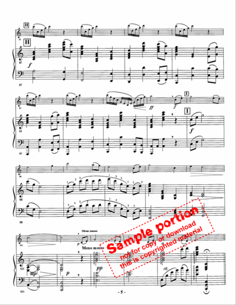My Shepherd Will Supply Flute Solo scores gallery preview page 4