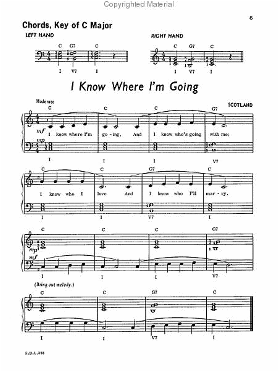 Chords And Keys Level One For Individual Or Group Instruction Piano Method scores gallery preview page 3