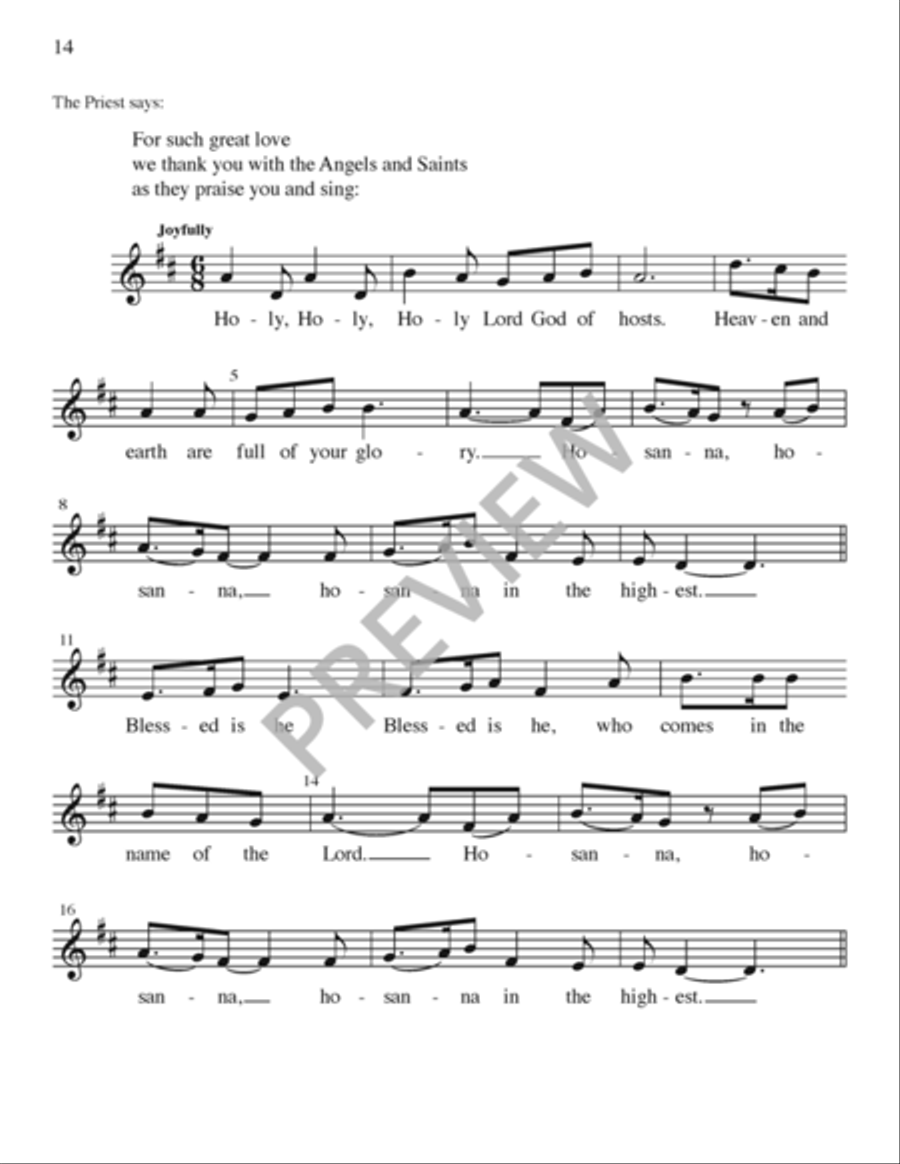 Ruah - Presider edition Ruah - Presider edition C Instrument scores gallery preview page 14