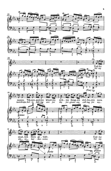 Bach: Soprano Solo, Cantata No. 199, Mein Herze Schwimmt Im Blut(German)