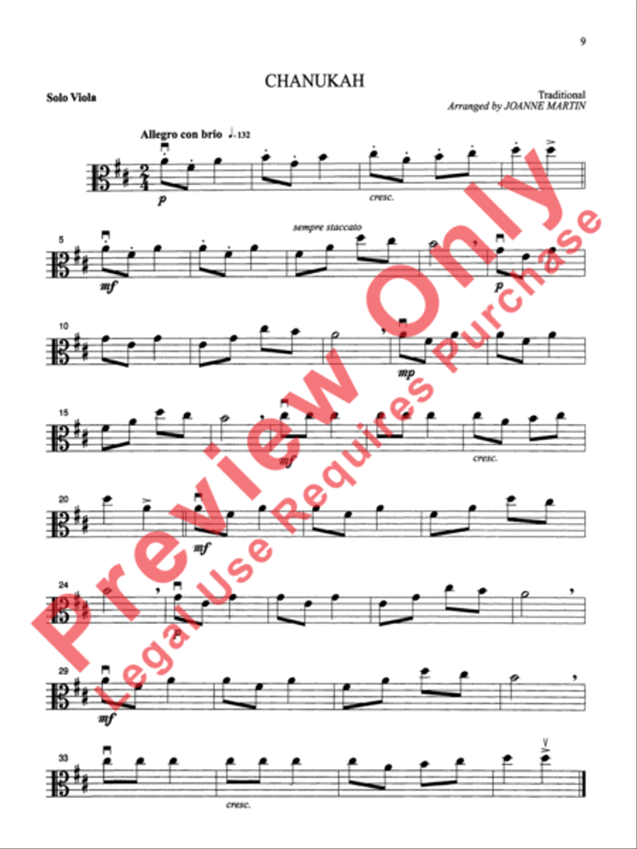 Festive Strings for Solo Instruments