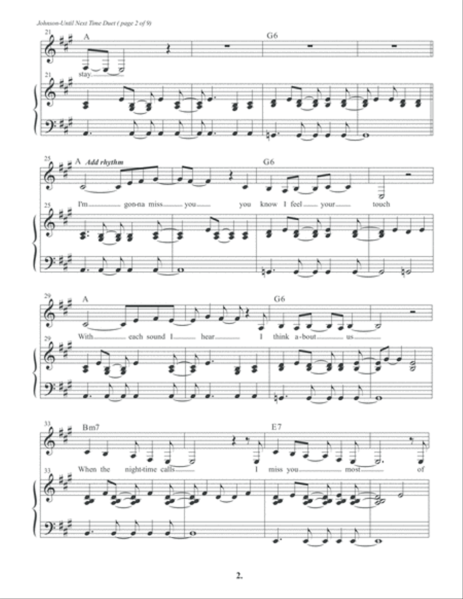 Until Next Time Jazz Ensemble scores gallery preview page 3