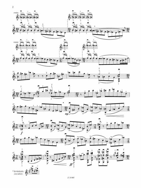 Sonata for Solo Violin (1947) Violin Solo - Sheet Music