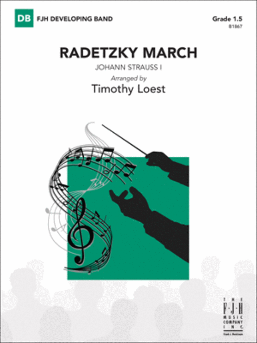 Radetzky March Concert Band scores gallery preview page 1