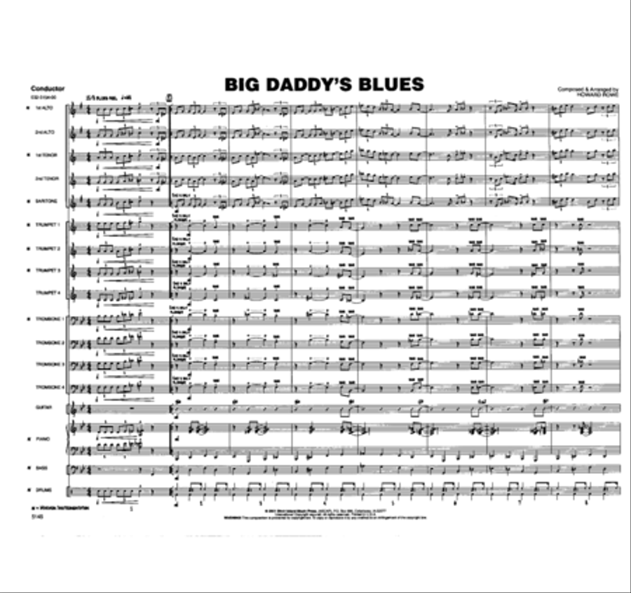 Big Daddy's Blues Jazz Ensemble scores gallery preview page 2