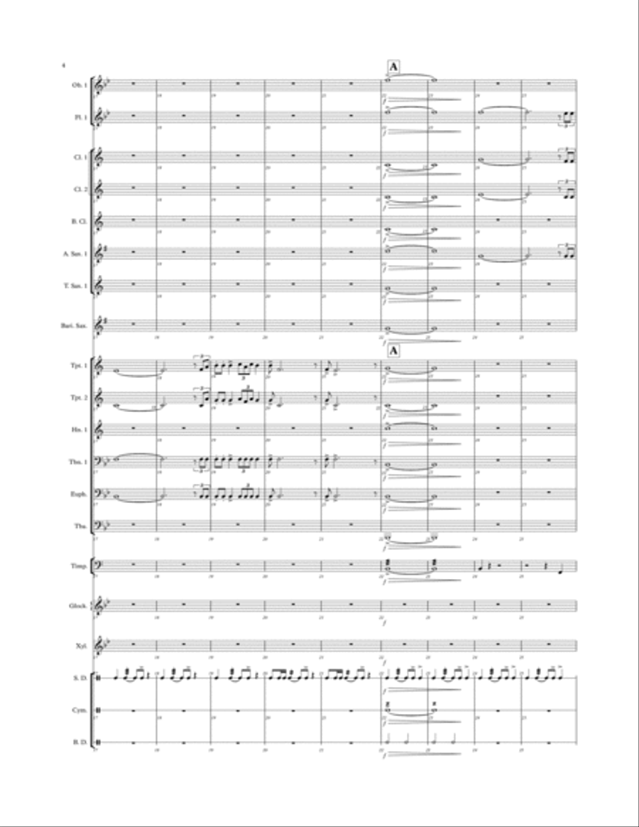 American Airman Fanfare and March Concert Band scores gallery preview page 6