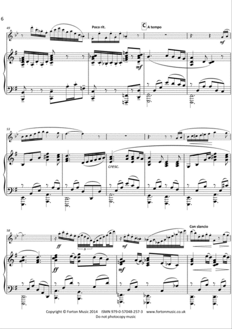 Sonata Capriccio Lirico Set of Parts scores gallery preview page 6