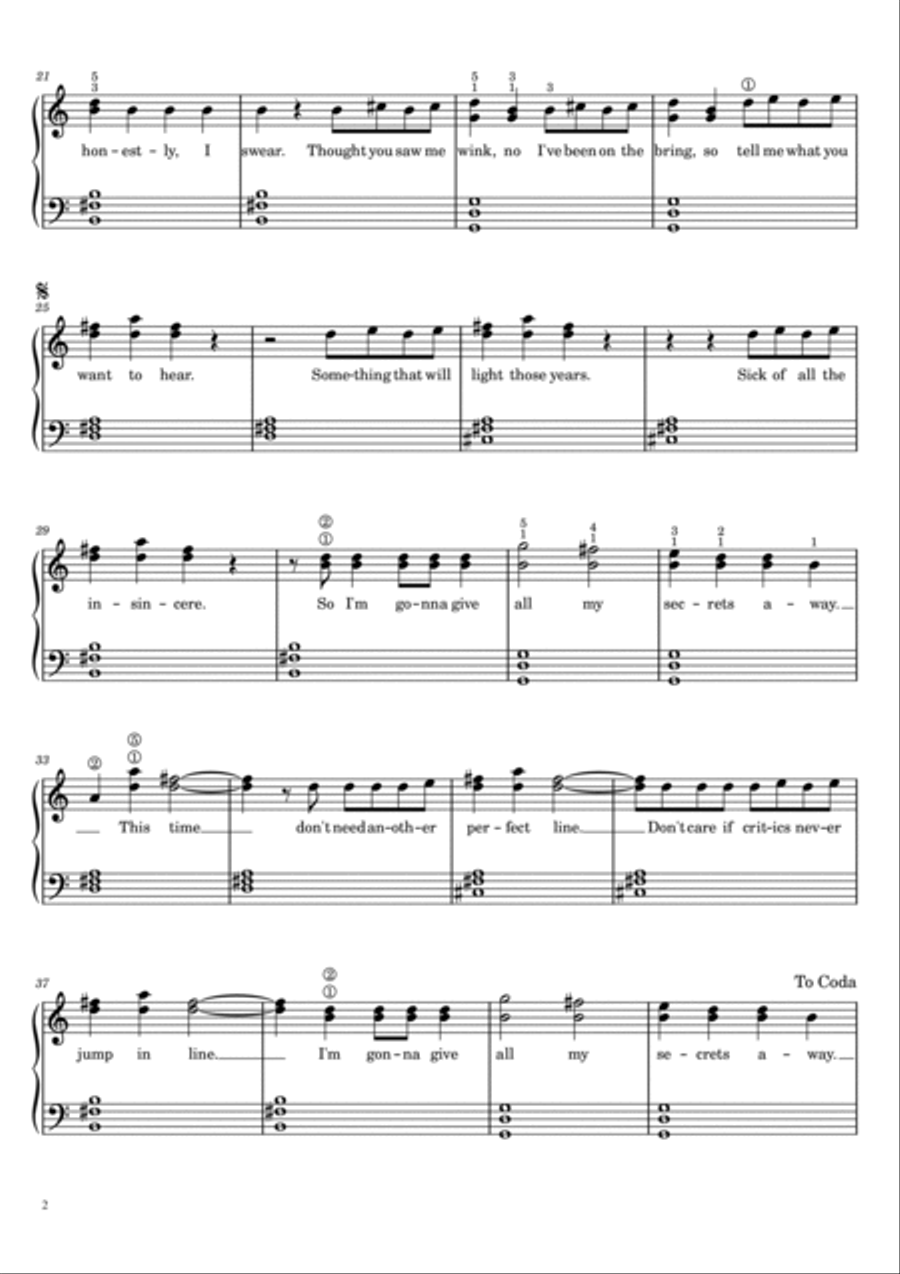 Secrets Piano Method scores gallery preview page 2