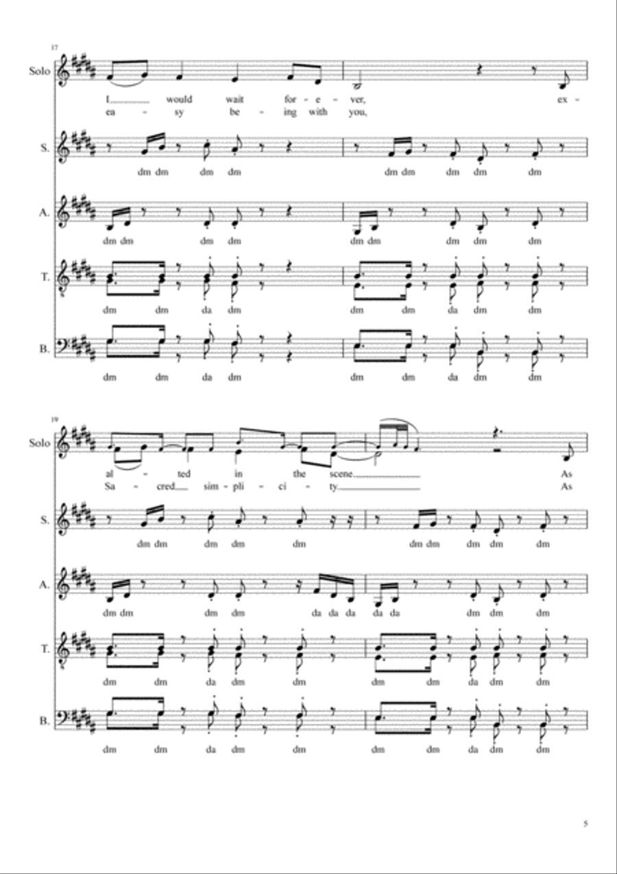 Rather Be Rather Be 4-Part scores gallery preview page 5