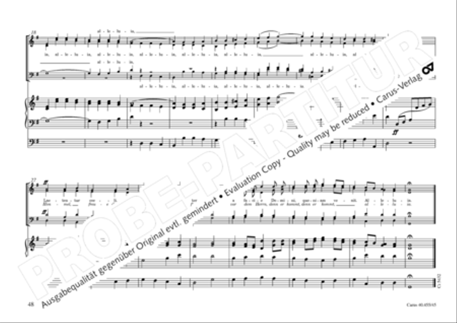Oratorio de Noel (Weihnachtsoratorium) 4-Part scores gallery preview page 49