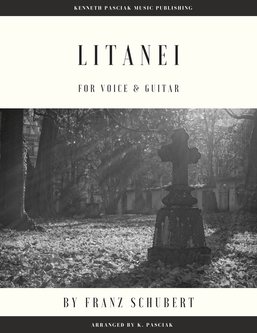 Litany (for Voice and Guitar) Litany (for Voice and Guitar) Acoustic Guitar scores gallery preview page 1