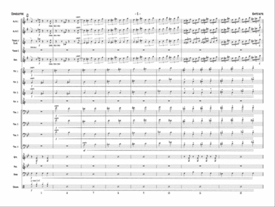 The Nutcracker Suite Jazz Ensemble scores gallery preview page 23