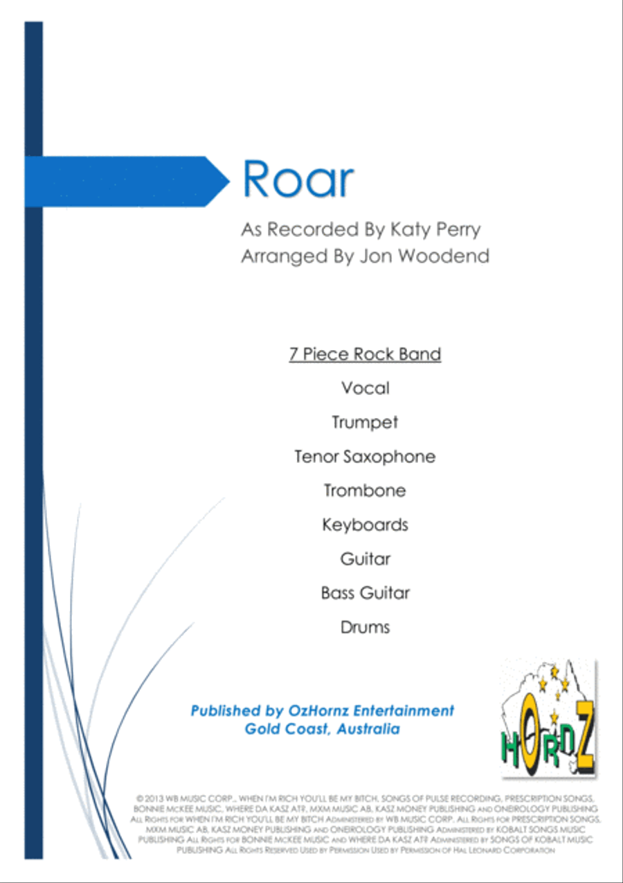 Roar Jazz Ensemble scores gallery preview page 1