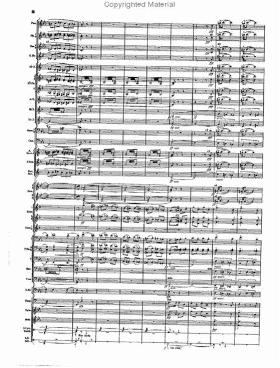 Armenian Dances, Part II Concert Band scores gallery preview page 54