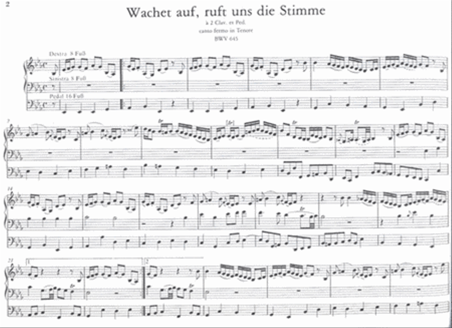 Sämtliche Orgelwerke VI Schübler-Choräle, Achtzeh Organ scores gallery preview page 2