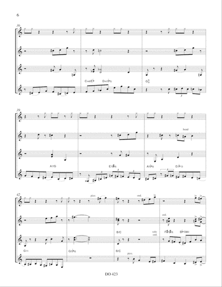 Stirfry Stirfry Guitar Ensemble scores gallery preview page 6