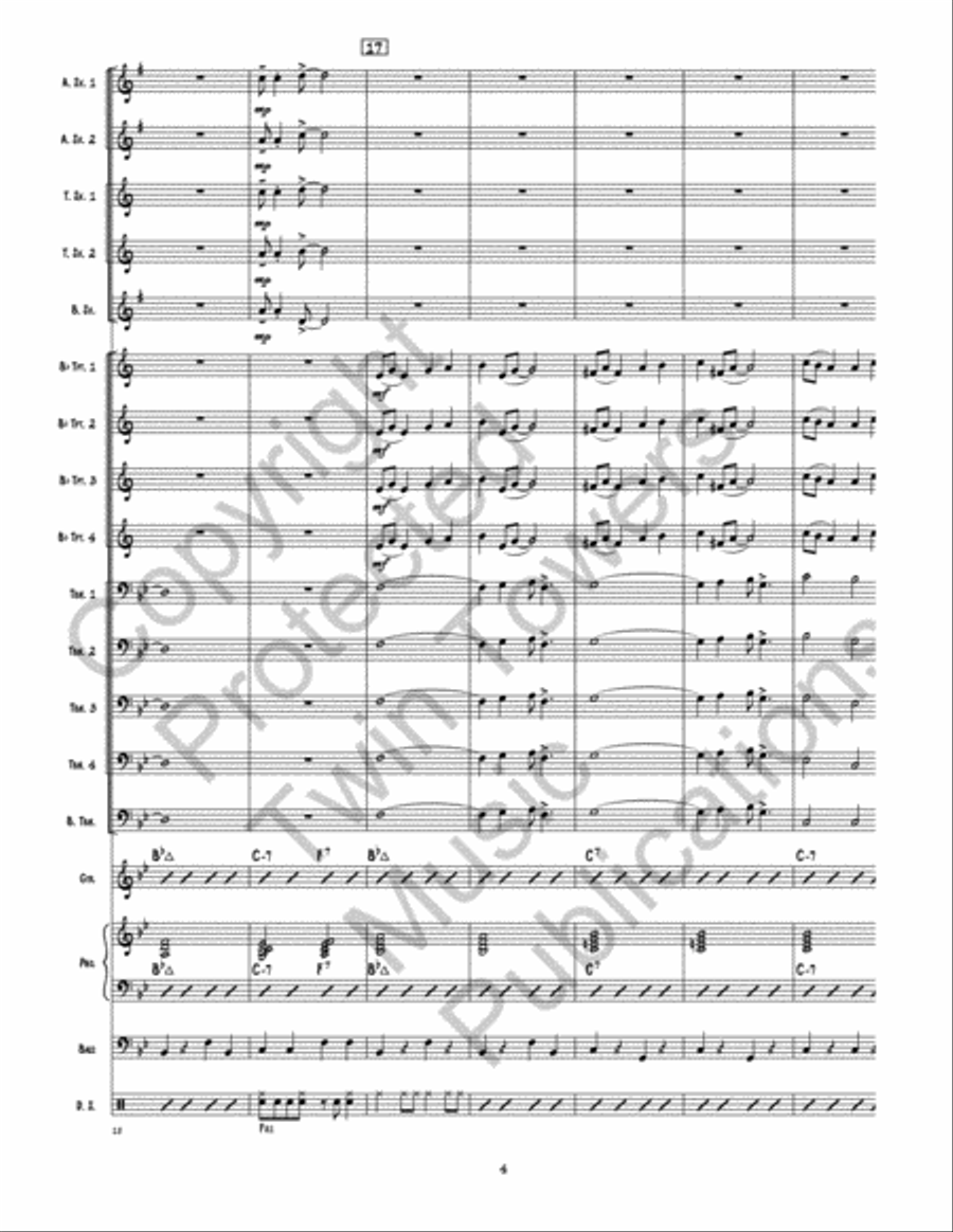 Model Train Model Train Jazz Ensemble scores gallery preview page 5