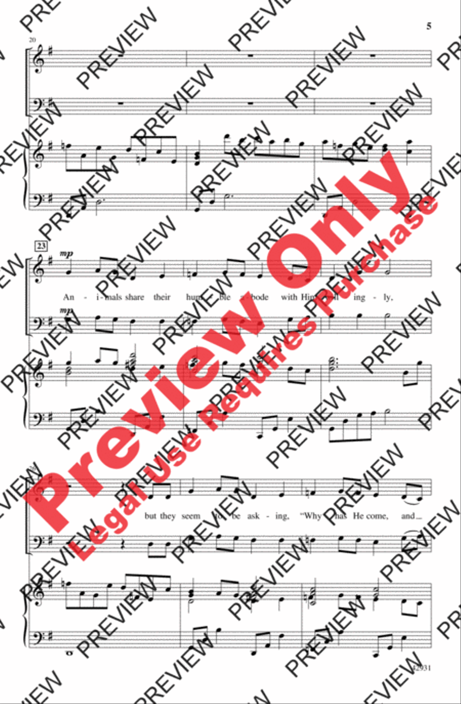 By Candlelight 2-Part scores gallery preview page 5