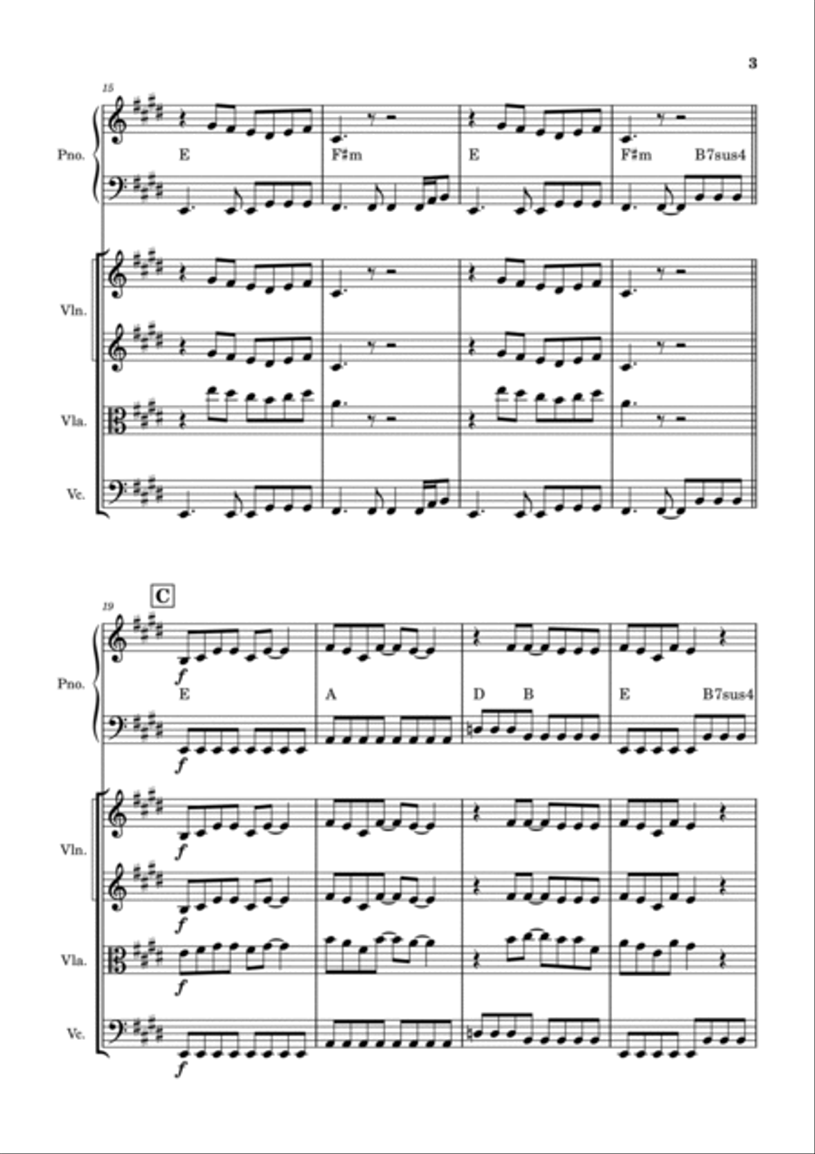 Cruisin' String Quartet scores gallery preview page 3