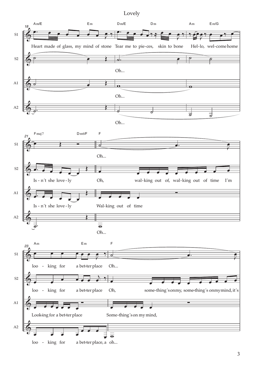 Lovely SSAA scores gallery preview page 3