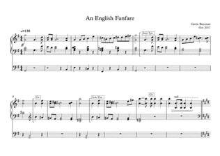 An English Fanfare for organ solo