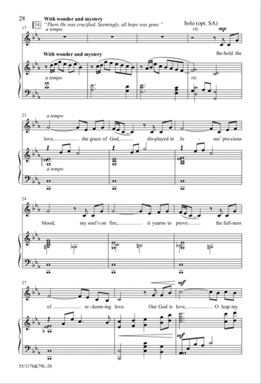 A Living Hope - SATB with Performance CD 4-Part scores gallery preview page 9