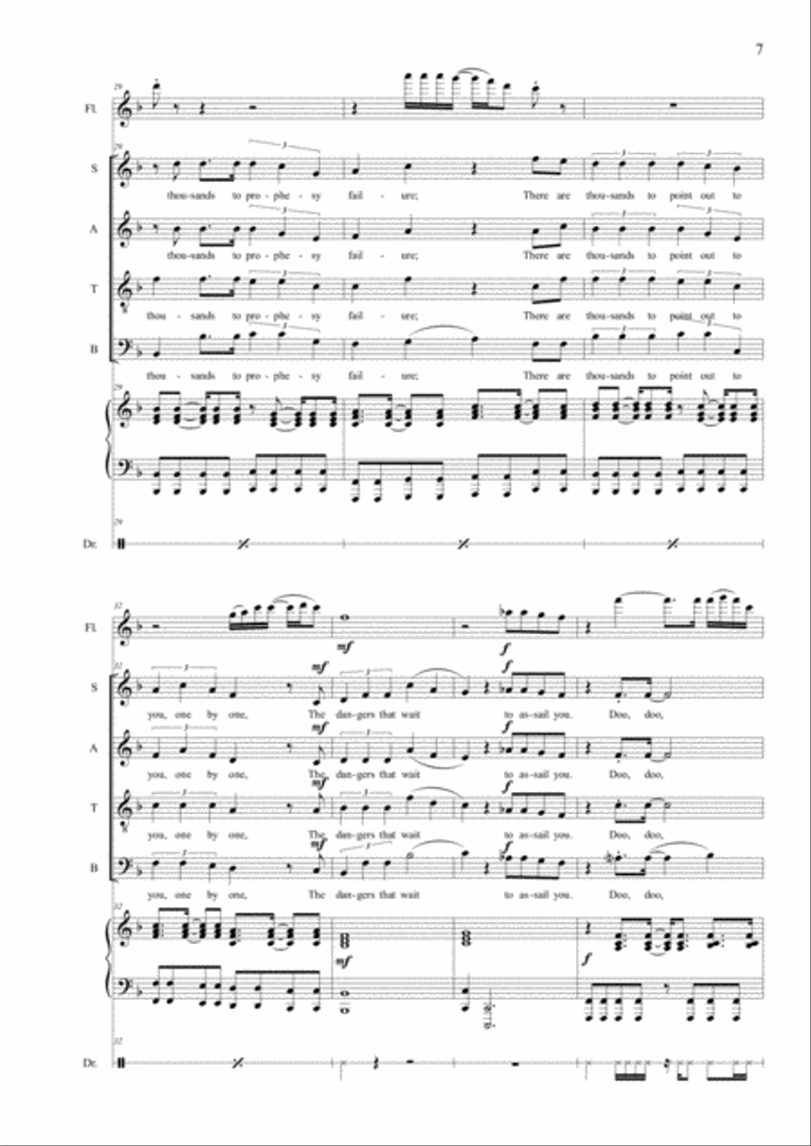 It Couldn't Be Done 4-Part scores gallery preview page 7