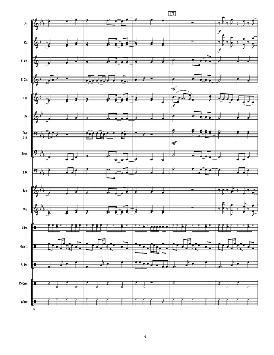Treasure Marching Band scores gallery preview page 5